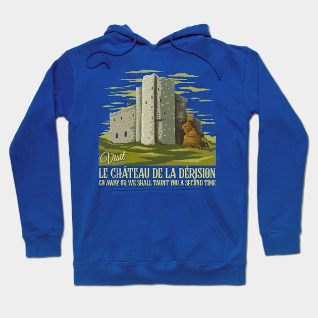 Visit Le Chateau De La Derision Hoodie by kg07_shirts
